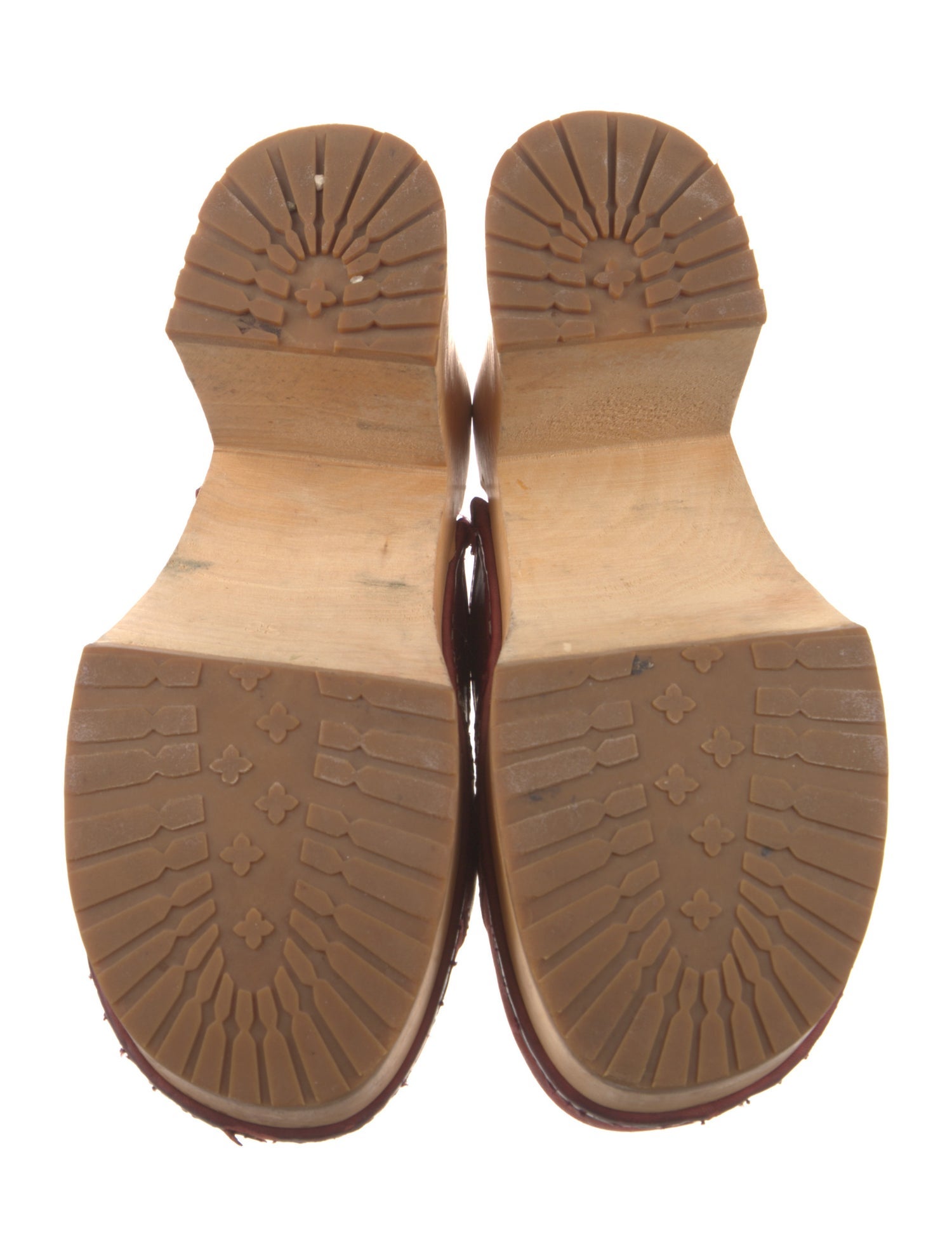 Swedish Hasbeens Leather Mules